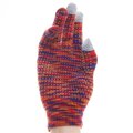 Darwin Designs Spandex  Acrylic Touch Screen Marled Gloves Red DA1147997